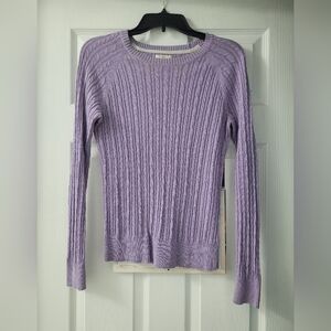 Classic, cable knit sweater, XS, Sonoma
